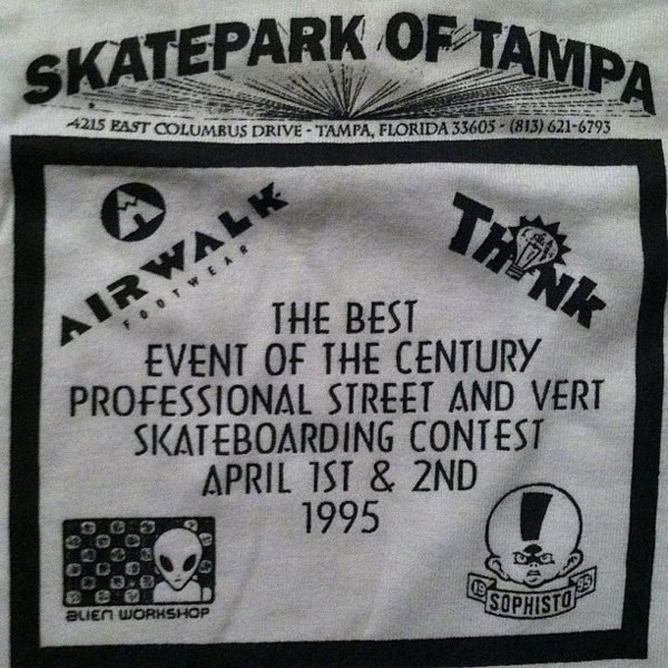 Tampa Pro 1995 History